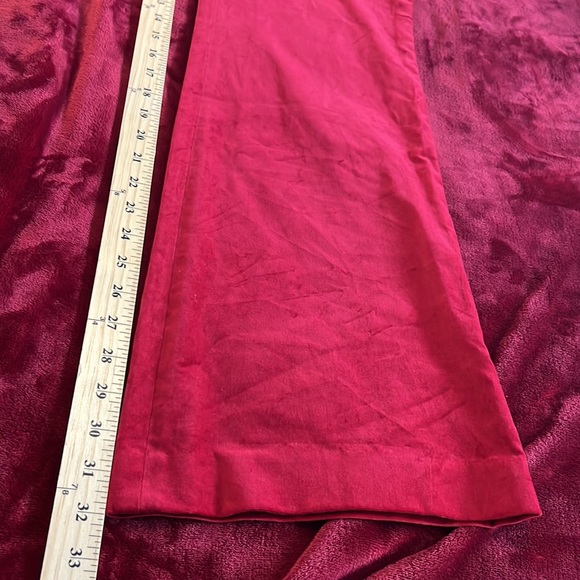 Victoria’s Secret Red Velvet Flare Christie Fit Pants 8 NWOT - Picture 8 of 9